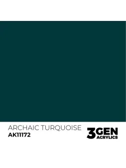 Archaic Turquoise 3 Gen 17 ml (AK11172) de AK Interactive en 3rd Gen | La Cueva Roja