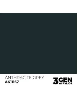 Anthracite Grey 3 Gen 17 ml (AK11167) de AK Interactive en 3rd Gen | La Cueva Roja