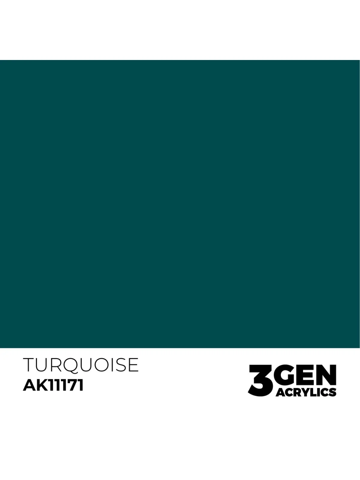 Turquoise 3 Gen 17 ml (AK11171) de AK Interactive en 3rd Gen | La Cueva Roja