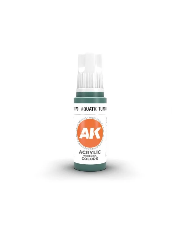 Aquatic Turquoise 3 Gen 17 ml (AK11170) de AK Interactive en 3rd Gen | La Cueva Roja