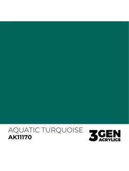 Aquatic Turquoise 3 Gen 17 ml (AK11170) de AK Interactive en 3rd Gen | La Cueva Roja