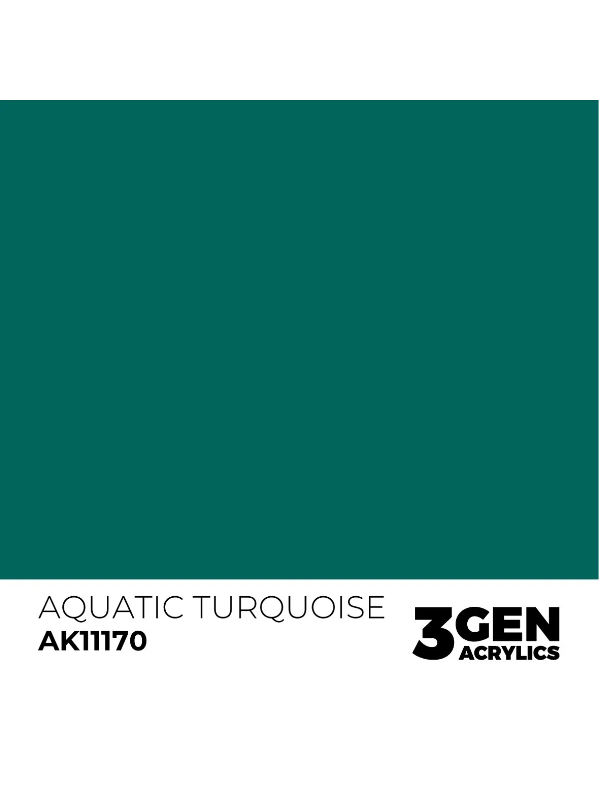 Aquatic Turquoise 3 Gen 17 ml (AK11170) de AK Interactive en 3rd Gen | La Cueva Roja