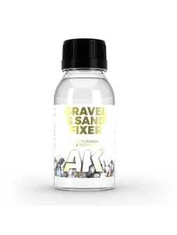 Gravel and Sand Fixer AK 100ml (AK118) de AK Interactive en Terrains | La Cueva Roja