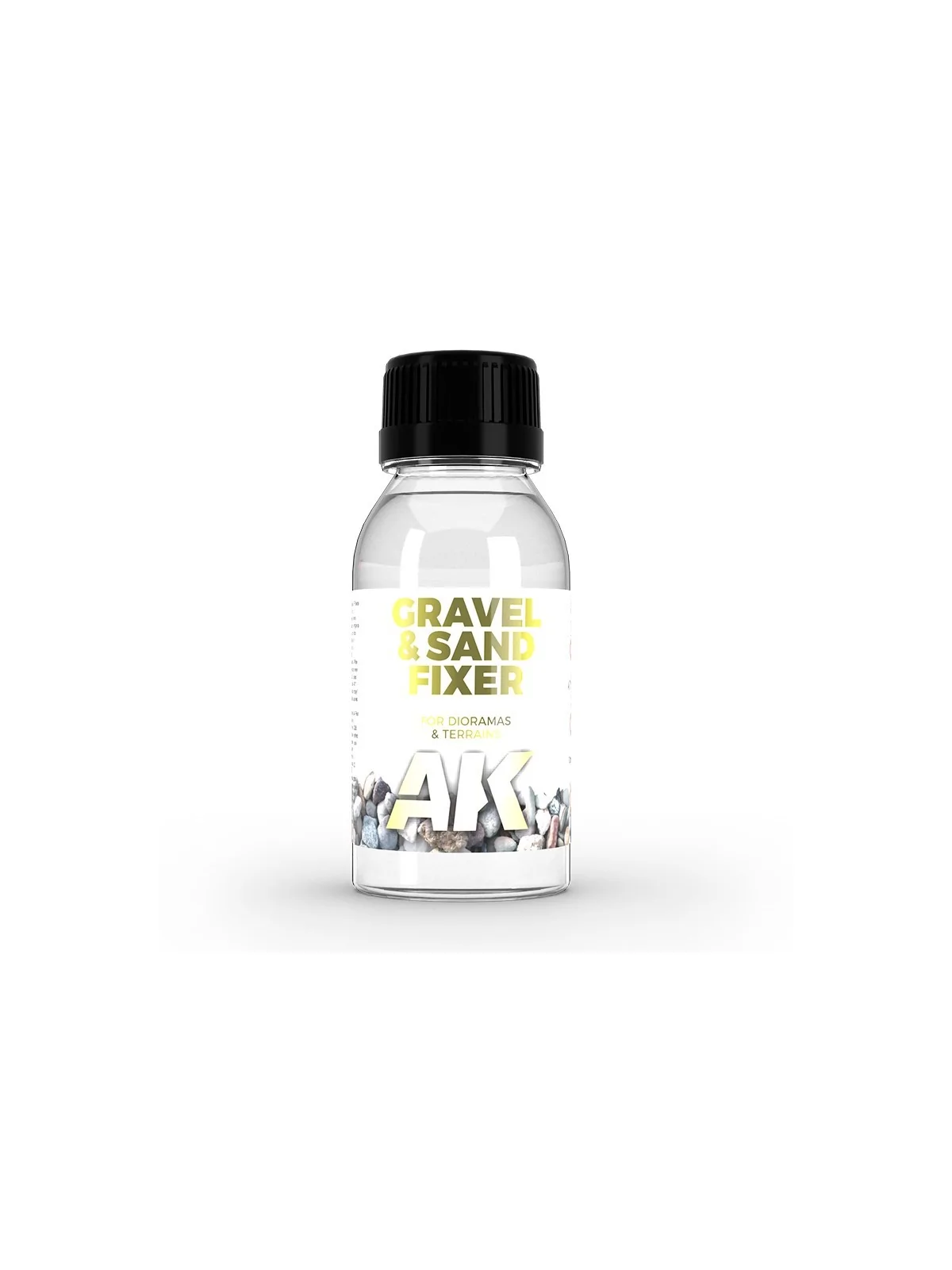 Gravel and Sand Fixer AK 100ml (AK118) de AK Interactive en Terrains | La Cueva Roja