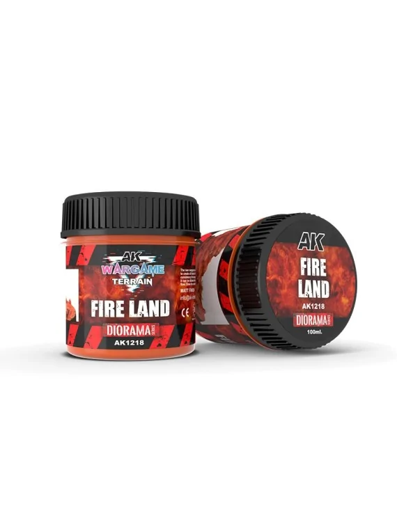Fire Land AK 100ml (AK1218) de AK Interactive en Terrains | La Cueva Roja