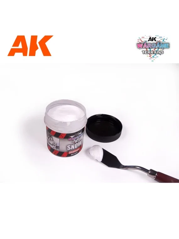 Snow AK 100ml (AK1227) de AK Interactive en Terrains | La Cueva Roja