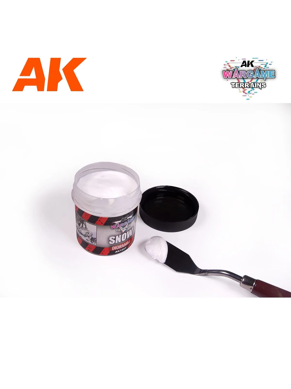 Snow AK 100ml (AK1227) de AK Interactive en Terrains | La Cueva Roja