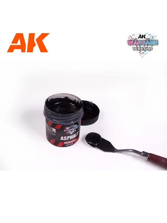 Asphalt AK 100ml (AK1228) de AK Interactive en Terrains | La Cueva Roja