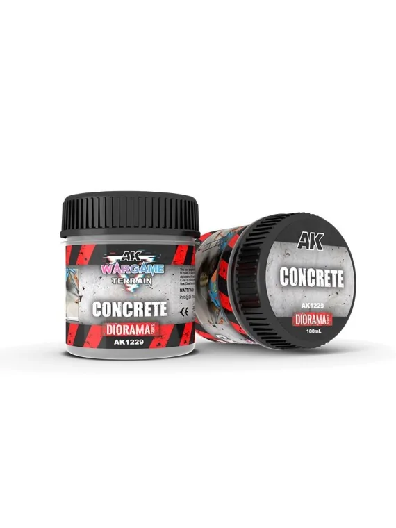 Concrete AK 100ml (AK1229) de AK Interactive en Terrains | La Cueva Roja