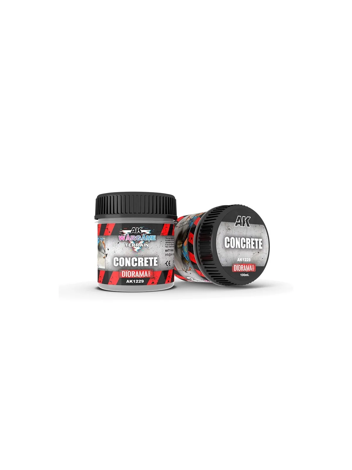 Concrete AK 100ml (AK1229) de AK Interactive en Terrains | La Cueva Roja