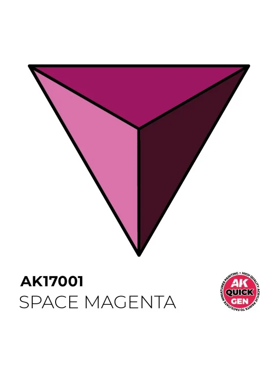 Space Magenta Quick Gen Color 18 ml (AK17001) de AK Interactive en AK Quick Gen | La Cueva Roja