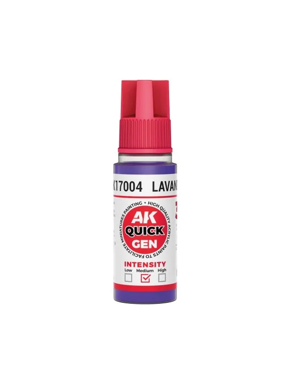 Lavender Quick Gen Color 18 ml (AK17004) de AK Interactive en AK Quick Gen | La Cueva Roja