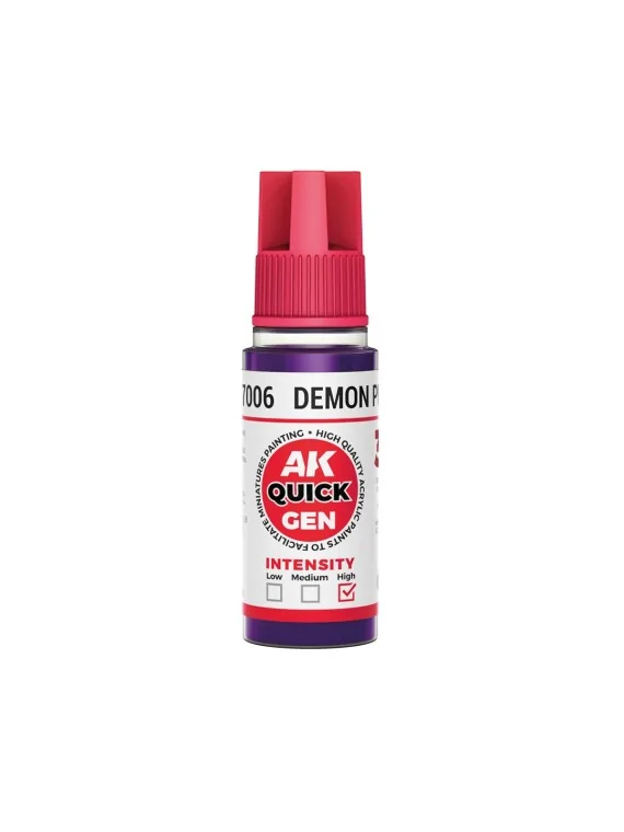 Demon Purple Quick Gen Color 18 ml (AK17006) de AK Interactive en AK Quick Gen | La Cueva Roja
