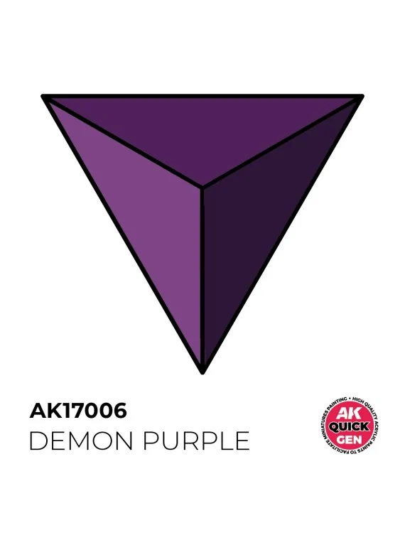 Demon Purple Quick Gen Color 18 ml (AK17006) de AK Interactive en AK Quick Gen | La Cueva Roja