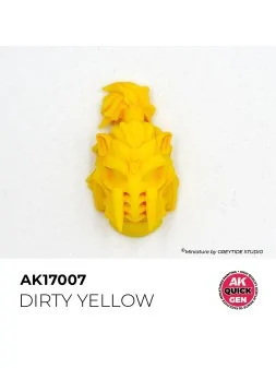 Dirty Yellow Quick Gen Color 18 ml (AK17007) de AK Interactive en AK Quick Gen | La Cueva Roja