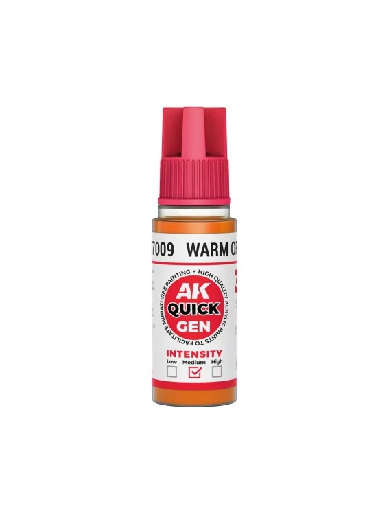 Warm Orange Quick Gen Color 18 ml (AK17009) de AK Interactive en AK Quick Gen | La Cueva Roja