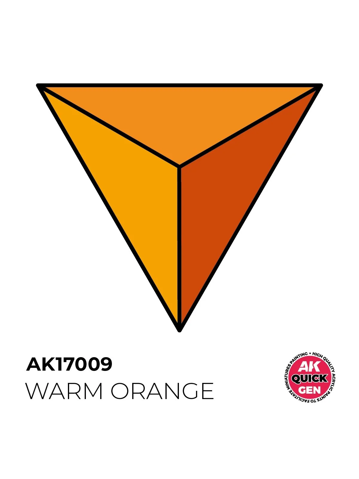 Warm Orange Quick Gen Color 18 ml (AK17009) de AK Interactive en AK Quick Gen | La Cueva Roja