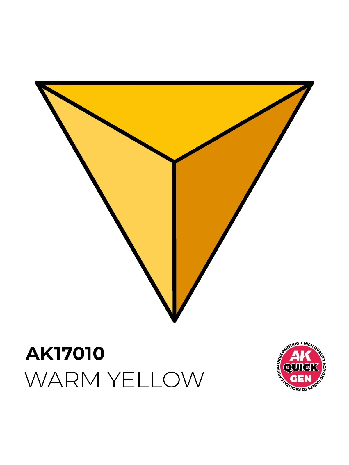 Warm Yellow Quick Gen Color 18 ml (AK17010) de AK Interactive en AK Quick Gen | La Cueva Roja