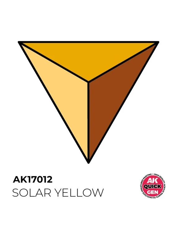 Solar Yellow Quick Gen Color 18 ml (AK17012) de AK Interactive en AK Quick Gen | La Cueva Roja