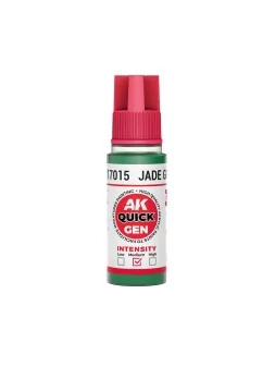 Jade Green Quick Gen Color 18 ml (AK17015) de AK Interactive en AK Quick Gen | La Cueva Roja