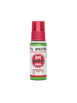 Spectral Green Quick Gen Color 18 ml (AK17016) de AK Interactive en AK Quick Gen | La Cueva Roja