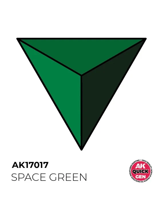 Space Green Quick Gen Color 18 ml (AK17017) de AK Interactive en AK Quick Gen | La Cueva Roja