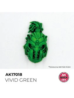 Vivid Green Quick Gen Color 18 ml (AK17018) de AK Interactive en AK Quick Gen | La Cueva Roja
