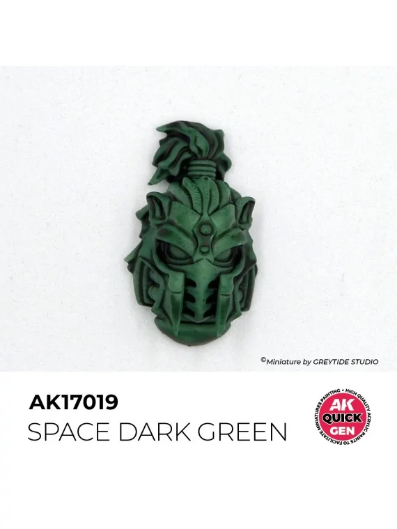 Space Dark Green Quick Gen Color 18 ml (AK17019) de AK Interactive en AK Quick Gen | La Cueva Roja