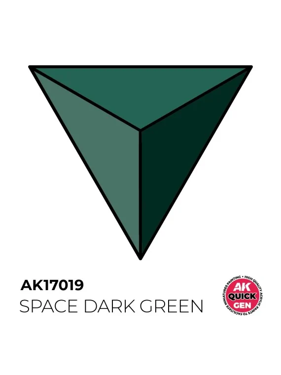 Space Dark Green Quick Gen Color 18 ml (AK17019) de AK Interactive en AK Quick Gen | La Cueva Roja