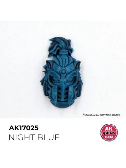 Night Blue Quick Gen Color 18 ml (AK17025) de AK Interactive en AK Quick Gen | La Cueva Roja