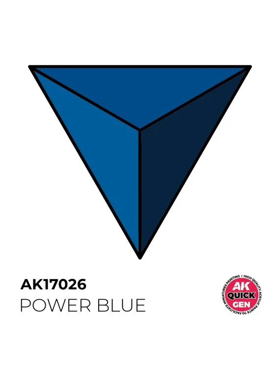 Power Blue Quick Gen Color 18 ml (AK17026) de AK Interactive en AK Quick Gen | La Cueva Roja