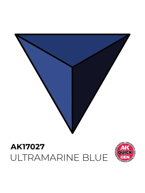 Ultramarine Blue Quick Gen Color 18 ml (AK17027) de AK Interactive en AK Quick Gen | La Cueva Roja