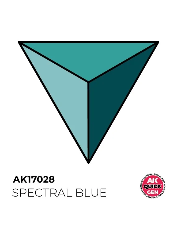 Spectral Blue Quick Gen Color 18 ml (AK17028) de AK Interactive en AK Quick Gen | La Cueva Roja