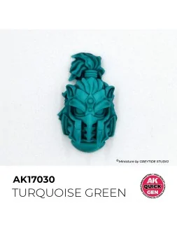 Turquoise Green Quick Gen Color 18 ml (AK17030) de AK Interactive en AK Quick Gen | La Cueva Roja