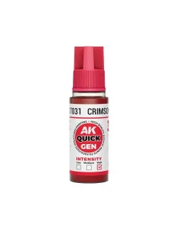 Crimson Red Quick Gen Color 18 ml (AK17031) de AK Interactive en AK Quick Gen | La Cueva Roja