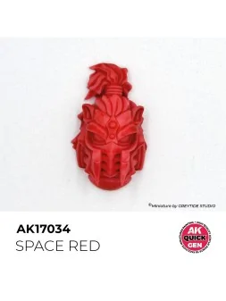 Space Red Quick Gen Color 18 ml (AK17034) de AK Interactive en AK Quick Gen | La Cueva Roja