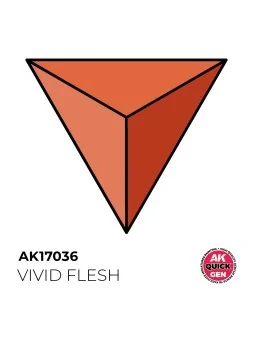 Vivid Flesh Quick Gen Color 18 ml (AK17036) de AK Interactive en AK Quick Gen | La Cueva Roja
