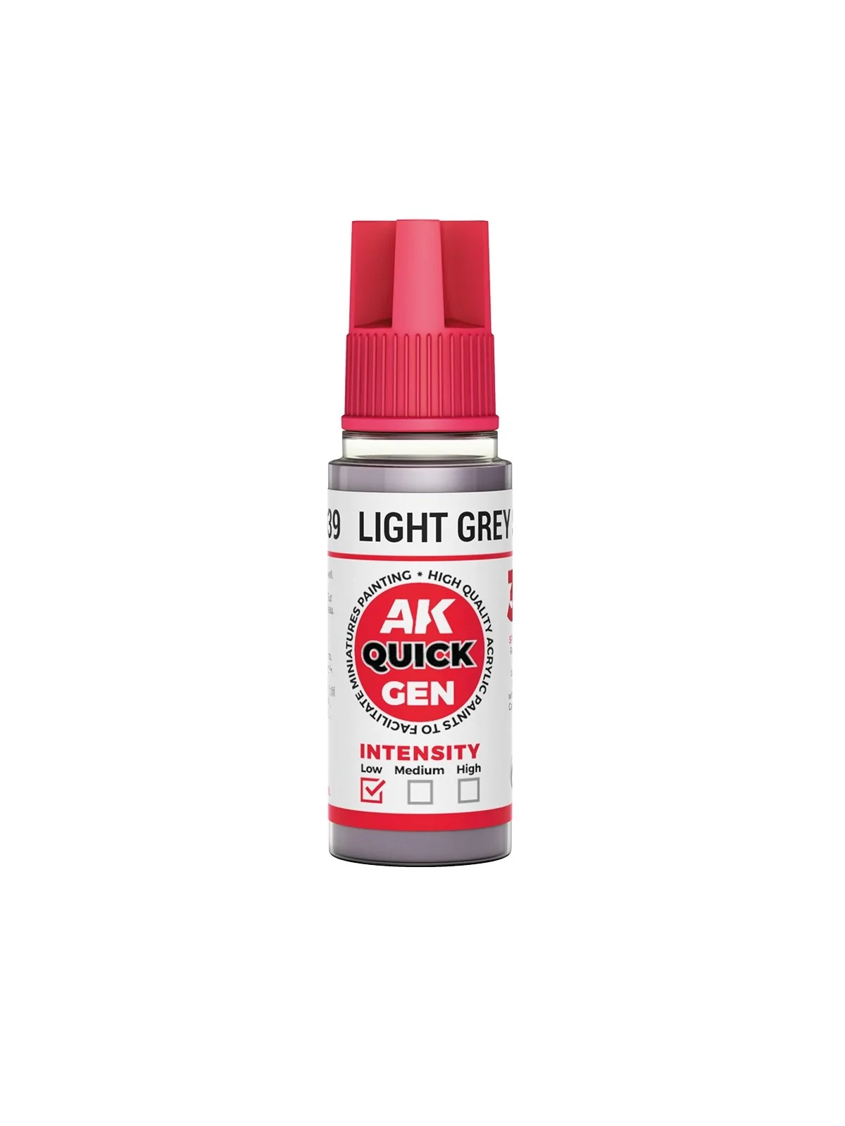 Light Grey Shadow Quick Gen Color 18 ml (AK17039) de AK Interactive en AK Quick Gen | La Cueva Roja