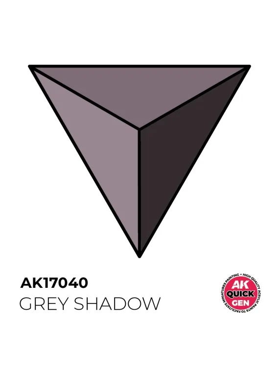 Grey Shadow Quick Gen Color 18 ml (AK17040) de AK Interactive en AK Quick Gen | La Cueva Roja