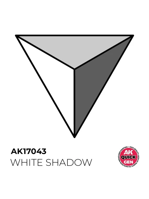 White Shadow Quick Gen Color 18 ml (AK17043) de AK Interactive en AK Quick Gen | La Cueva Roja
