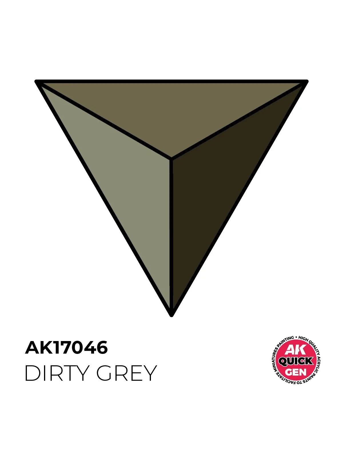 Dirty Grey Quick Gen Color 18 ml (AK17046) de AK Interactive en AK Quick Gen | La Cueva Roja