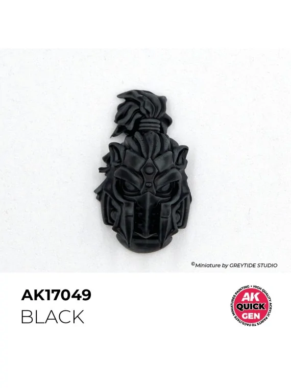 Black Quick Gen Color 18 ml (AK17049) de AK Interactive en AK Quick Gen | La Cueva Roja