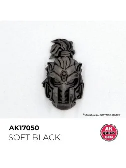 Soft Black Quick Gen Color 18 ml (AK17050) de AK Interactive en AK Quick Gen | La Cueva Roja