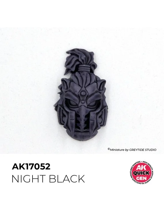 Night Black Quick Gen Color 18 ml (AK17052) de AK Interactive en AK Quick Gen | La Cueva Roja