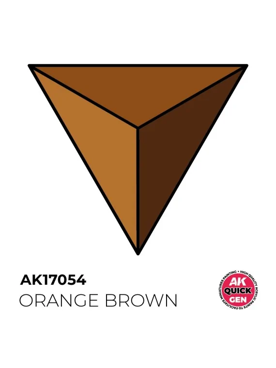 Orange Brown Quick Gen Color 18 ml (AK17054) de AK Interactive en AK Quick Gen | La Cueva Roja
