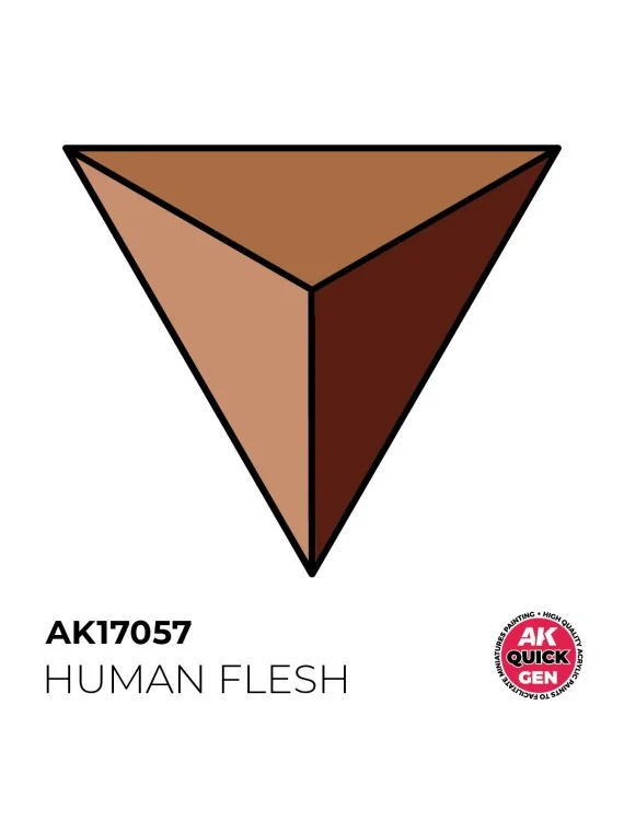 Human Flesh Quick Gen Color 18 ml (AK17057) de AK Interactive en AK Quick Gen | La Cueva Roja
