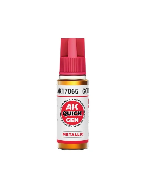 Gold Quick Gen Color 18 ml (AK17065) de AK Interactive en AK Quick Gen | La Cueva Roja