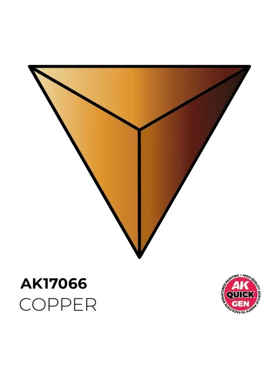 Copper Quick Gen Color 18 ml (AK17066) de AK Interactive en AK Quick Gen | La Cueva Roja