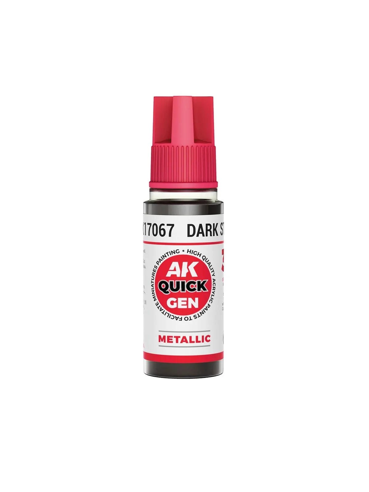 Dark Steel Quick Gen Color 18 ml (AK17067) de AK Interactive en AK Quick Gen | La Cueva Roja