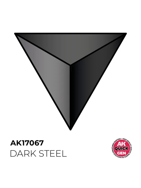 Dark Steel Quick Gen Color 18 ml (AK17067) de AK Interactive en AK Quick Gen | La Cueva Roja